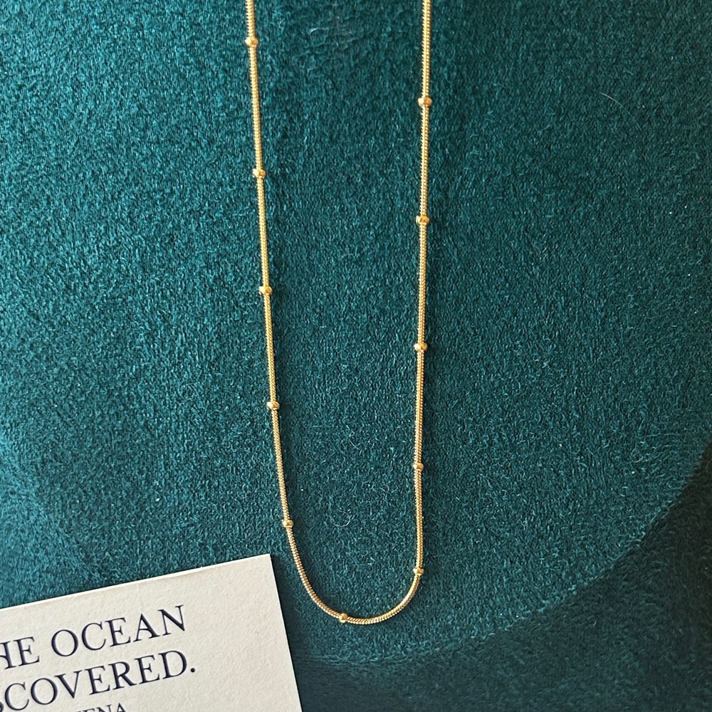 Oshena Designer Beachwear beaded‎ Gold Necklace NEW release!
